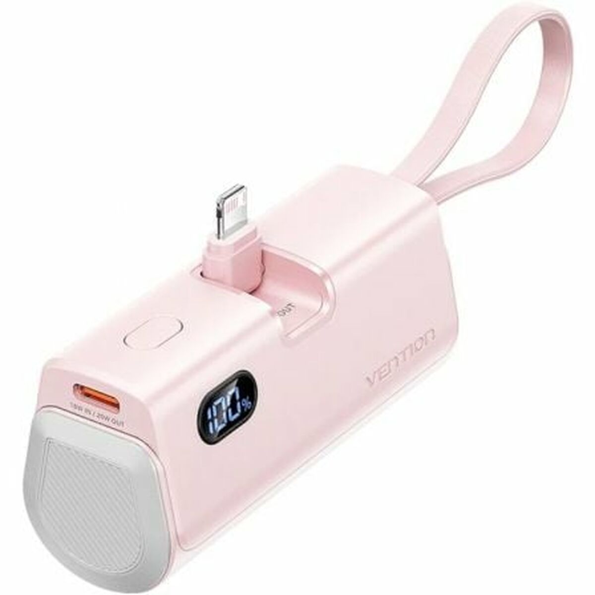Powerbank Vention FHRP0 Pink 4800 mAh-0