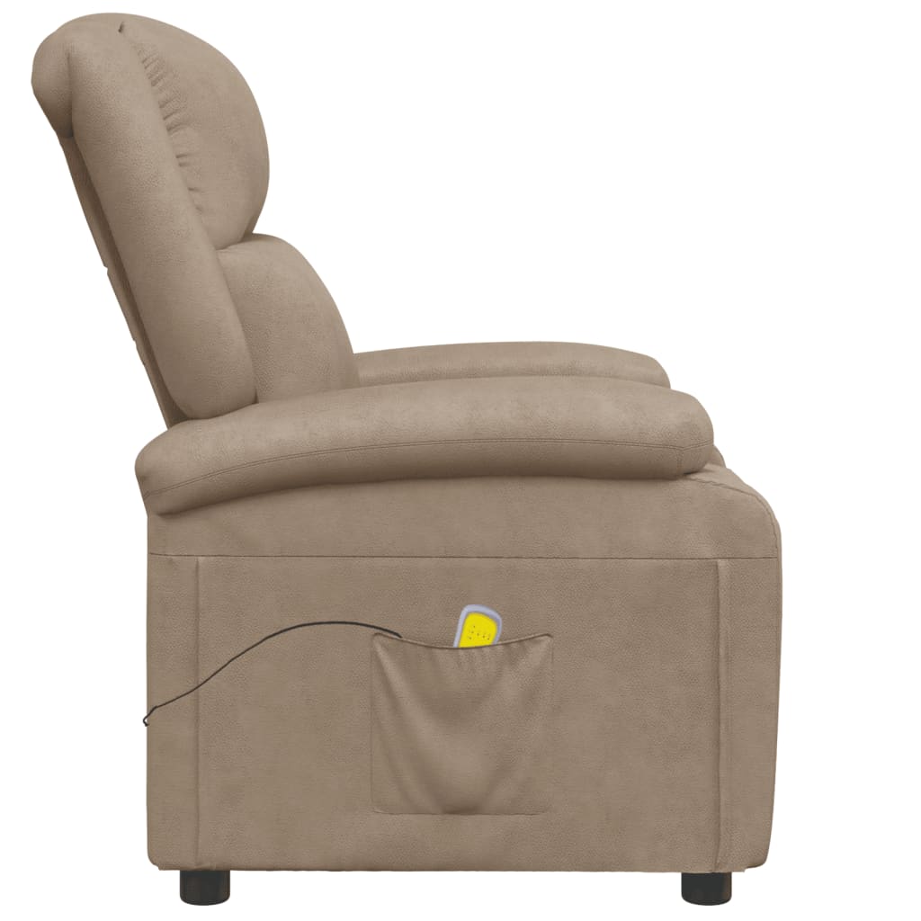 vidaXL Massage Chair Massaging Recliner Push Chair for Elderly Faux Leather-0