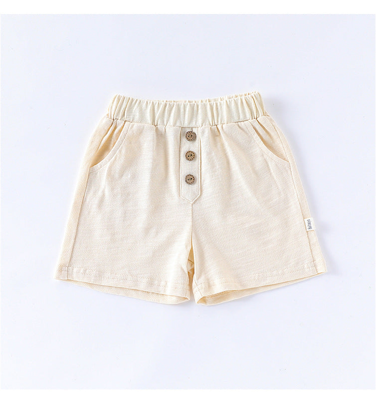 Summer Arrival Baby Unisex Sleeveless Cartoon Logo Top Vest and Shorts Clothing Sets